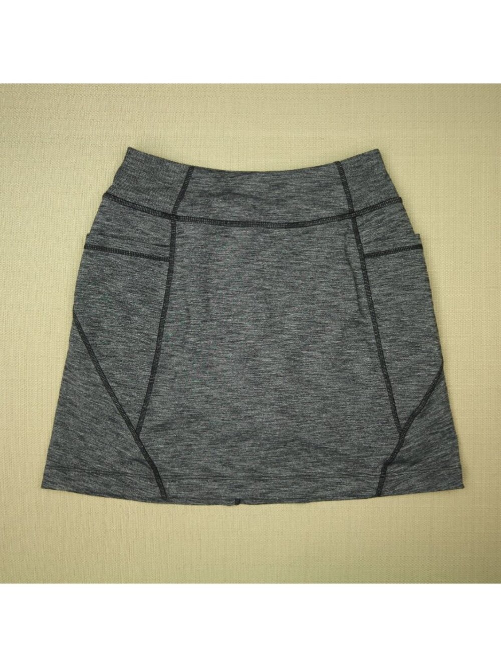 Athleta Excursion Skort Skirt Women's Size XXS Pull On Charcoal Gray Pockets